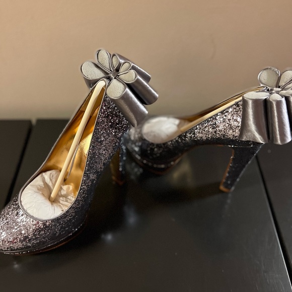 Ted Baker Oaker Womens Silver Platform! - Picture 4 of 6